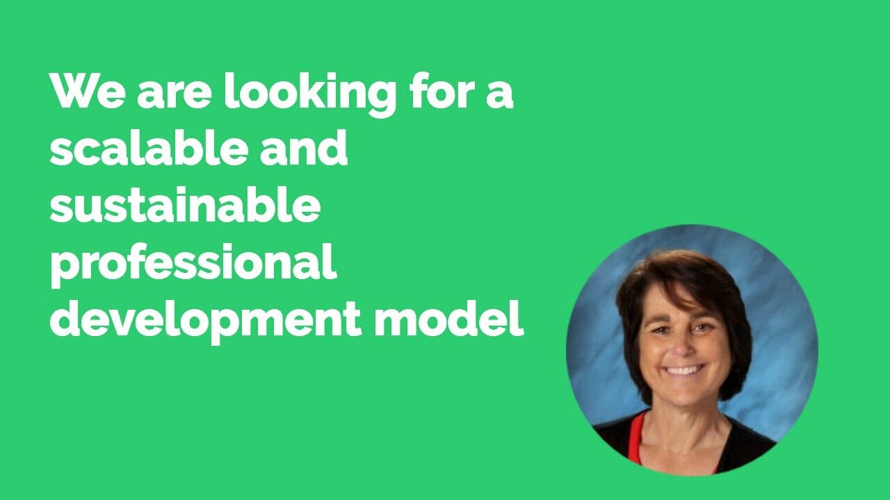 Building a Sustainable and Scalable Professional Development Model for ...