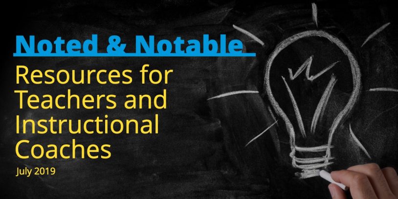 Resources for Instructional Coaches